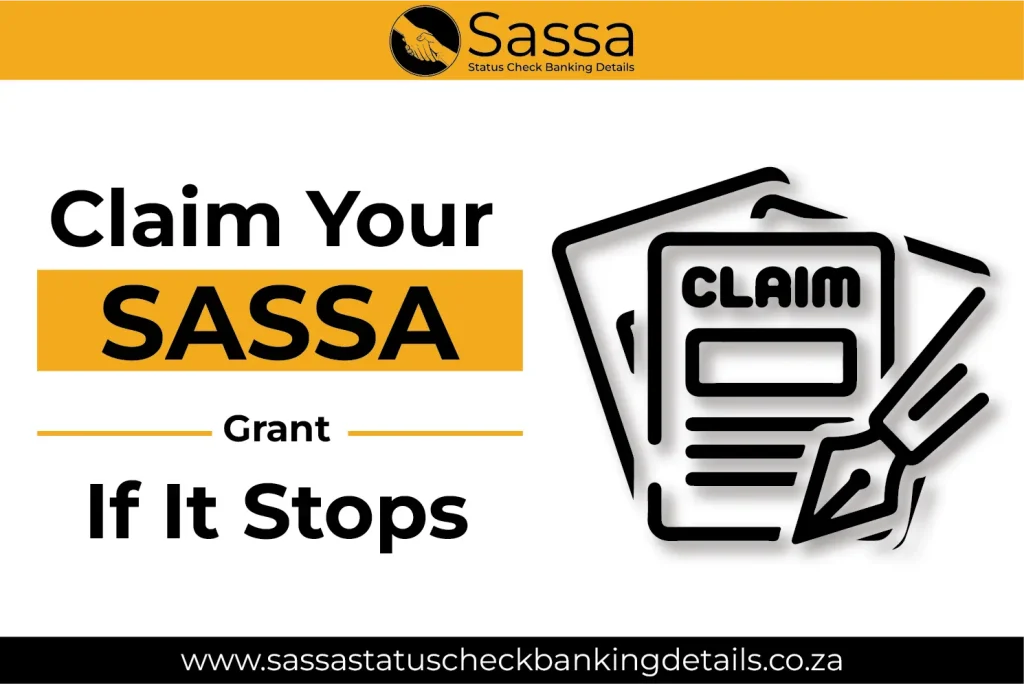 Claim Your SASSA Grant If It Stops